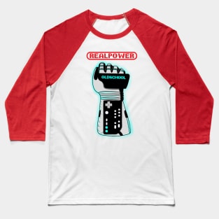 Old School Power Glove Baseball T-Shirt